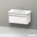 Duravit Ketho vanity unit with 1 pull-out compartment white high gloss