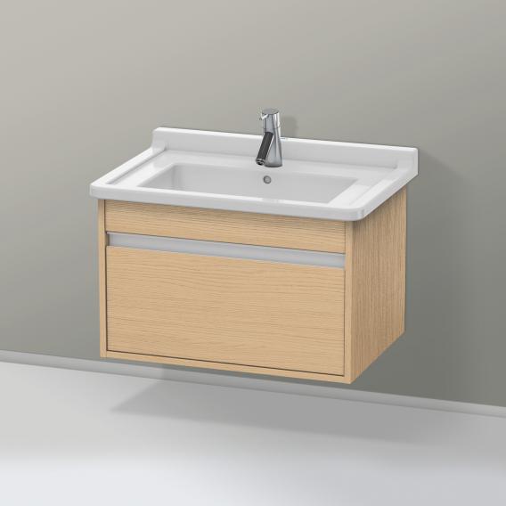 Duravit Ketho vanity unit with 1 pull-out compartment natural oak