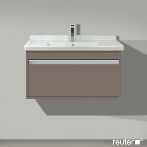 Duravit Ketho vanity unit with 1 pull-out compartment matt basalt