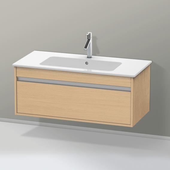 Duravit Ketho vanity unit with 1 pull-out compartment natural oak