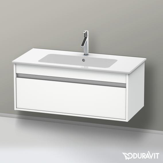 Duravit Ketho vanity unit with 1 pull-out compartment matt white