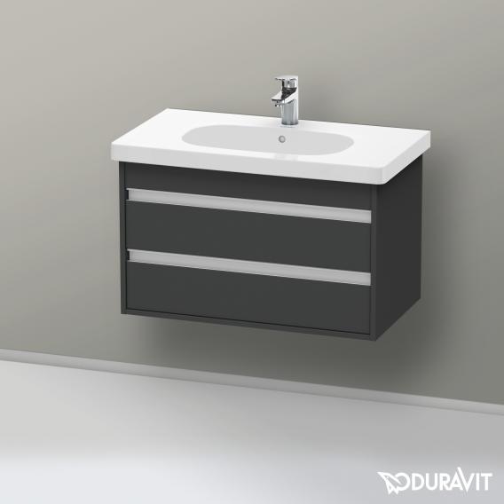 Duravit Ketho 梳妝台配有 2 個拉出式隔層