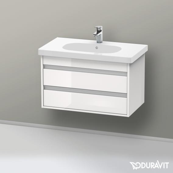 Duravit Ketho 梳妝台配有 2 個拉出式隔層