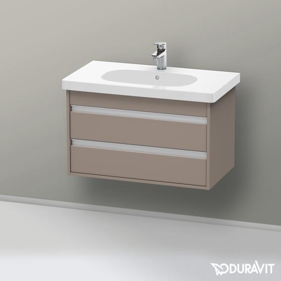 Duravit Ketho 梳妝台配有 2 個拉出式隔層