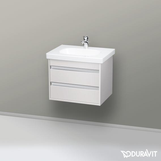 Duravit Ketho 梳妝台配有 2 個拉出式隔層