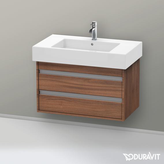 Duravit Ketho 梳妝台配有 2 個拉出式隔層