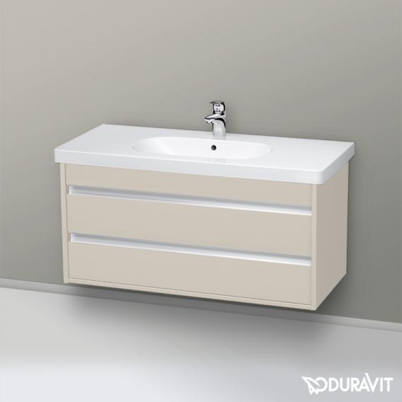 Duravit Ketho 梳妝台配有 2 個拉出式隔層