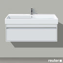 Duravit Ketho vanity unit with 1 pull-out compartment matt white