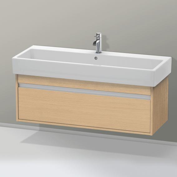 Duravit Ketho vanity unit with 1 pull-out compartment natural oak