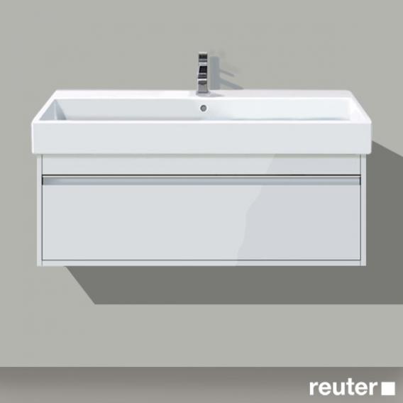 Duravit Ketho vanity unit with 1 pull-out compartment white high gloss