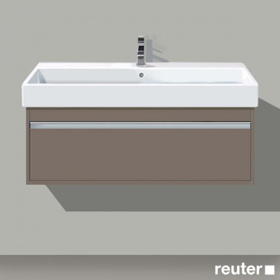 Duravit Ketho vanity unit with 1 pull-out compartment matt basalt