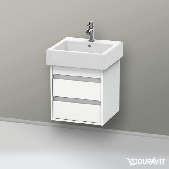 Duravit Ketho 梳妝台配有 2 個拉出式隔層