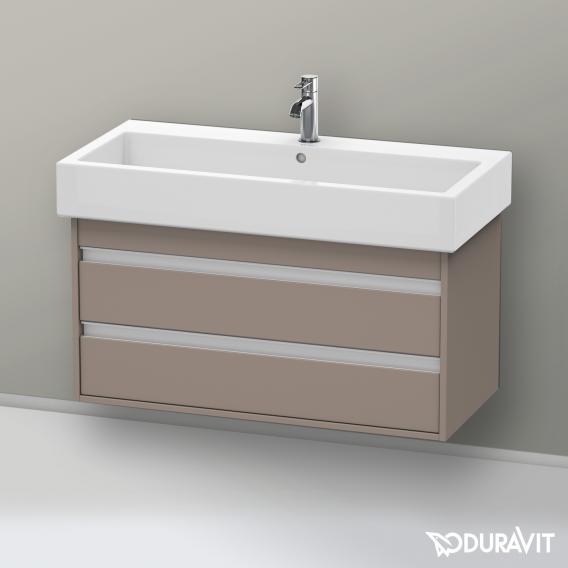 Duravit Ketho 梳妝台配有 2 個拉出式隔層