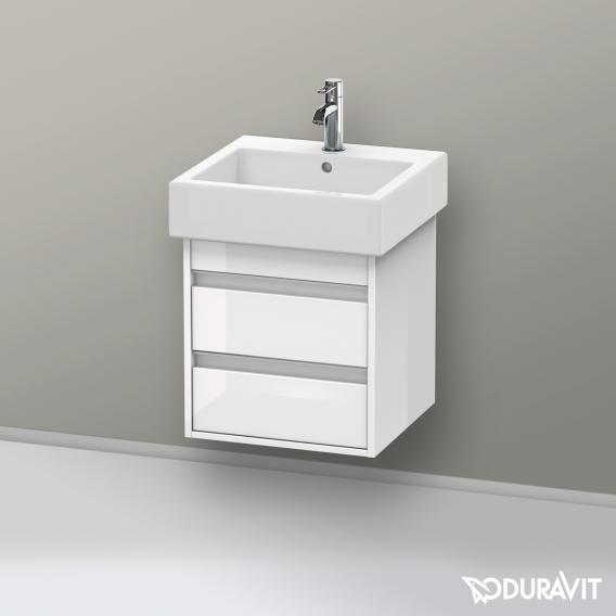 Duravit Ketho 梳妝台配有 2 個拉出式隔層