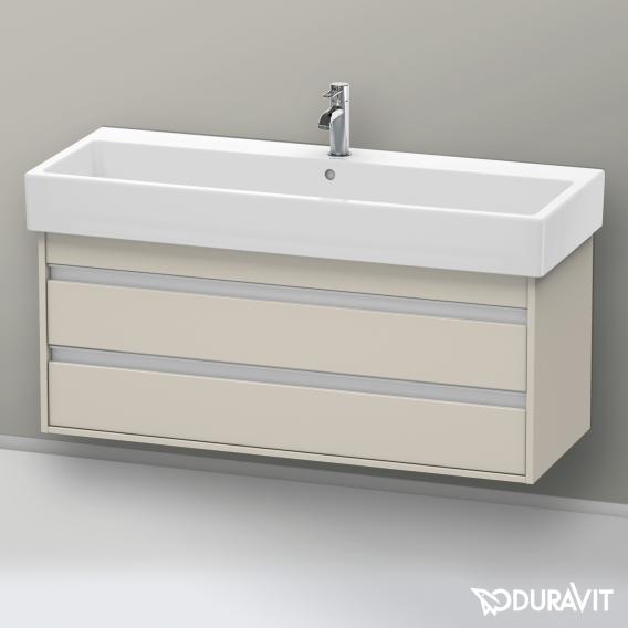 Duravit Ketho 梳妝台配有 2 個拉出式隔層