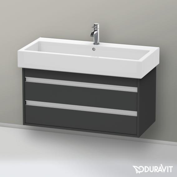 Duravit Ketho 梳妝台配有 2 個拉出式隔層