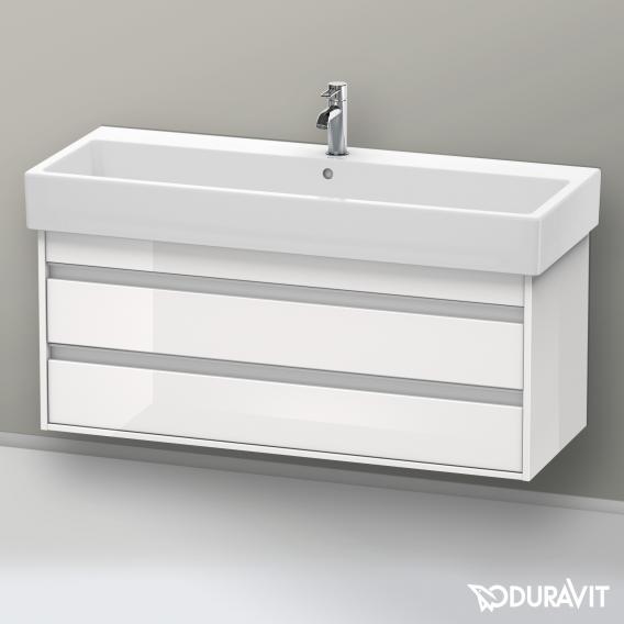 Duravit Ketho 梳妝台配有 2 個拉出式隔層