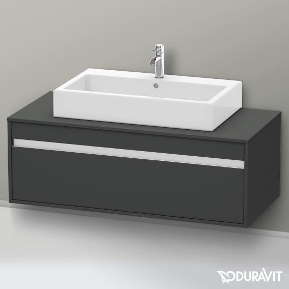 Duravit Ketho 盥洗盆單元，不含切口，適用於台上盆