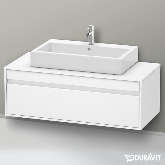 Duravit Ketho 盥洗盆單元，不含切口，適用於台上盆