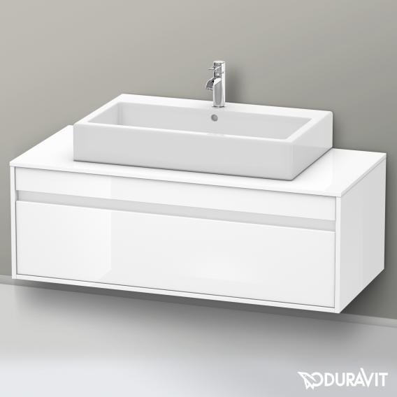 Duravit Ketho 盥洗盆單元，不含切口，適用於台上盆