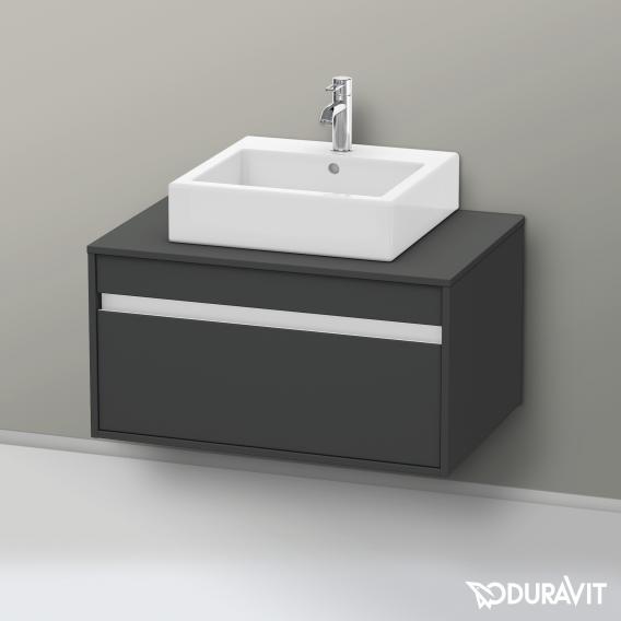 Duravit Ketho 盥洗盆單元，不含切口，適用於台上盆