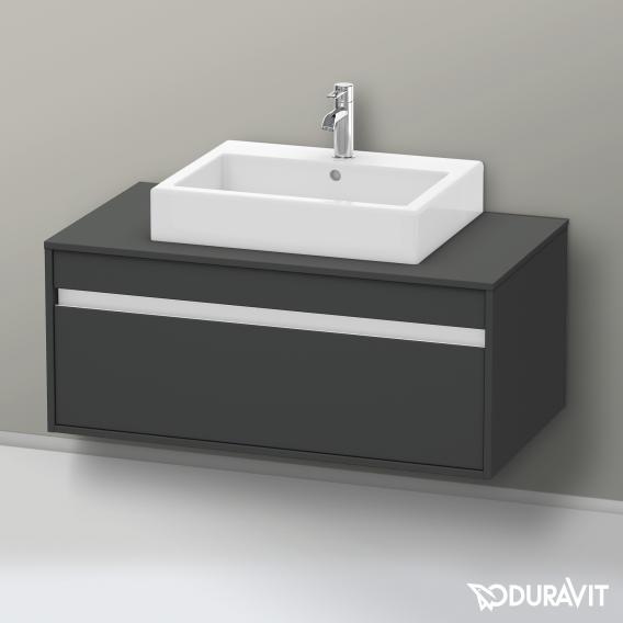 Duravit Ketho 盥洗盆單元，不含切口，適用於台上盆