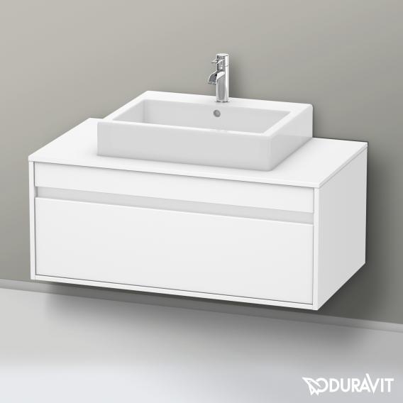 Duravit Ketho 盥洗盆單元，不含切口，適用於台上盆