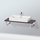 Duravit L-Cube countertop for 1 countertop basin / drop-in basin Compact brushed dark oak