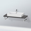 Duravit L-Cube countertop for 1 countertop basin / drop-in basin Compact matt graphite