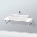 Duravit L-Cube 檯面，適用於 1 個檯面盆/嵌入式盆 小型白色高光