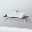 Duravit L-Cube countertop for 1 countertop basin / drop-in basin Compact matt graphite
