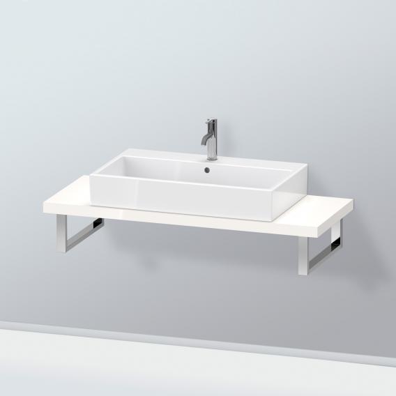 Duravit L-Cube countertop for 1 countertop basin / drop-in basin Compact white high gloss