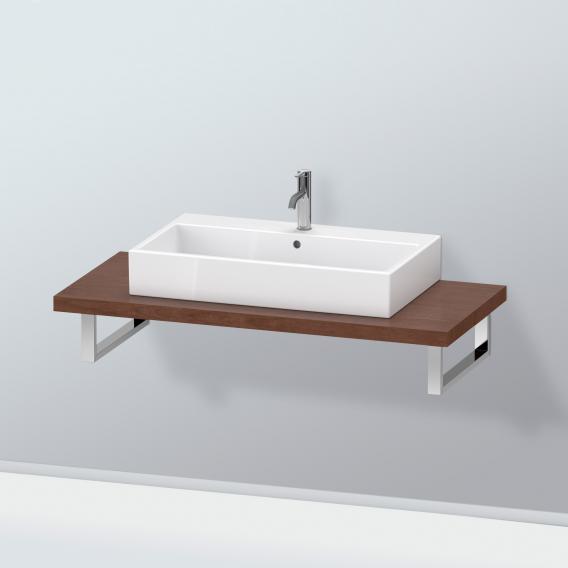 Duravit L-Cube 檯面，適用於 1 個檯面盆/嵌入式盆 美國胡桃木