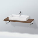 Duravit L-Cube countertop for 1 countertop basin / drop-in basin dark walnut
