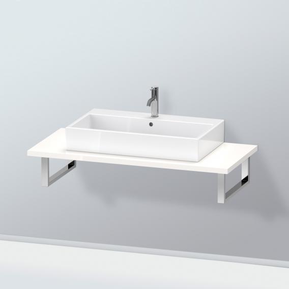 Duravit L-Cube countertop for 1 countertop basin / drop-in basin white high gloss