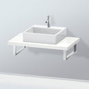 Duravit L-Cube countertop for 1 countertop basin / drop-in basin matt white