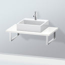 Duravit L-Cube countertop for 1 countertop basin / drop-in basin matt white