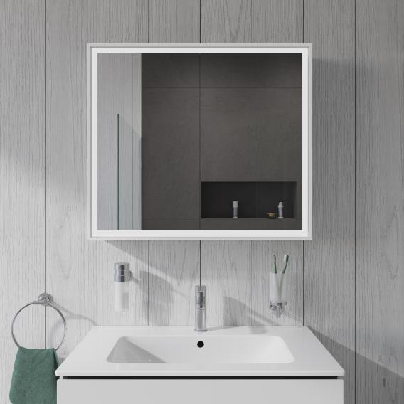 Duravit L-Cube mirror cabinet with lighting and 2 doors