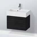 Duravit L-Cube vanity unit Compact with 1 pull-out compartment, with interior system in maple