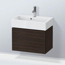 Duravit L-Cube vanity unit Compact with 1 pull-out compartment, with interior system in maple