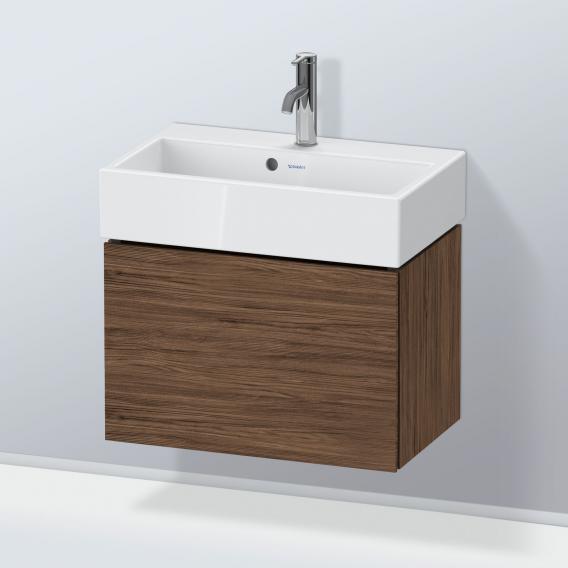 Duravit L-Cube 梳妝台 緊湊型，附 1 個拉出式隔層，內部系統為楓木