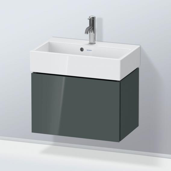 Duravit L-Cube 梳妝台 緊湊型，附 1 個拉出式隔層，內部系統為楓木