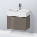 Duravit L-Cube vanity unit Compact with 1 pull-out compartment, with interior system in maple