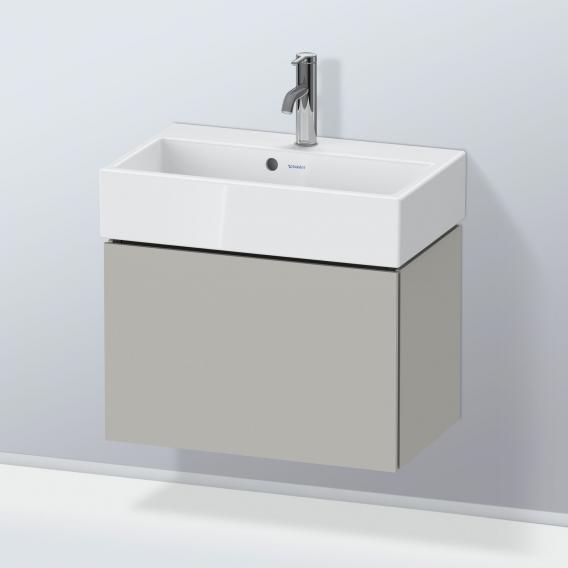 Duravit L-Cube 梳妝台 緊湊型，附 1 個拉出式隔層，內部系統為楓木