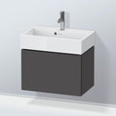 Duravit L-Cube vanity unit Compact with 1 pull-out compartment, with interior system walnut