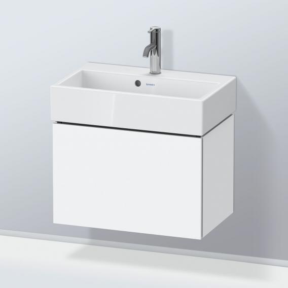 Duravit L-Cube 梳妝台 緊湊型，附 1 個拉出式隔層，內部系統為楓木