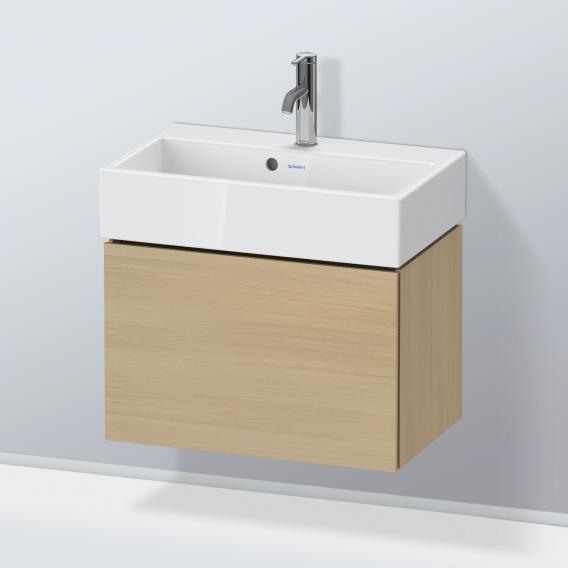 Duravit L-Cube 梳妝台 緊湊型，附 1 個拉出式隔層，內部系統為楓木