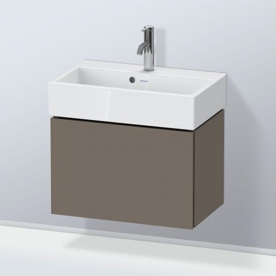 Duravit L-Cube 梳妝台 緊湊型，附 1 個拉出式隔層，內部系統為楓木