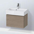 Duravit L-Cube vanity unit Compact with 1 pull-out compartment, with interior system in maple