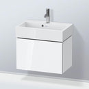 Duravit L-Cube vanity unit Compact with 1 pull-out compartment, with interior system in maple